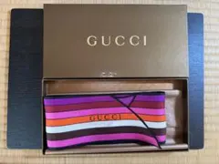 【最終値下げ】GUCCI スカーフ　リボン　シルク　美品