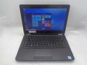 i3第6世代 DELL Latitude E5270/i3-6100U 2.3Ghz/8GB/500GB/カメラ/無線/BLUETOOTH/12.5インチ/Windows10 中古動作品(F563)