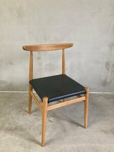 現地蒐集 ヨーロッパアンティーク デットストック 木製 ダイニングチェア 椅子 ミッドセンチュリー家具 モダン 2617kezS