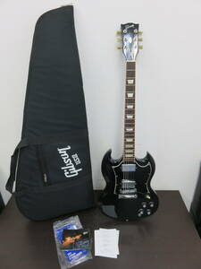 ギブソン　SGS- EBCH1　エレキ ギター　ギブソン　スタンダード　黒　ソフトケース付　2016年モデル　USA製　SG　STANDARD　EB　Gibson　