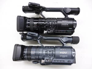 ジャンク SONY HVR-Z1J HDR-FX1 Carl Zeiss T*レンズ搭載 プロ　業務用？　2台まとめて