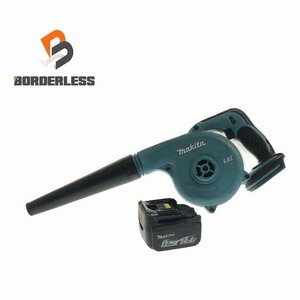 【送料無料☆彡訳ありジャンク品】makita マキタ 14.4V 充電式ブロワー UB142D 5.0Ahバッテリー1個(BL1450)付 コードレス 送風機 88713