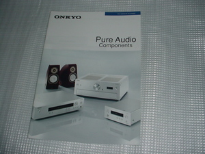 即決！2012年8月　ONKYO　ピュアオーディオコンポーネントのカタログ