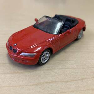 【TS0421 38】WELLY BMW Z3 Roadstar 2.8 52039 ロードスター レッドカラー ミニカー コレクション