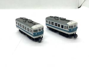 BANDAI バンダイ Bトレインショーティー 153系 新快速色 組立済 2両セット 鉄道模型