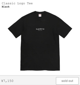 2022SS SUPREME Classic Logo Tee BLACK XL / シュプリーム Tシャツ 半袖シャツ 黒 美品