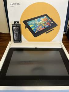 【中古】ワコム wacom Cintiq 16 DTK-1660／K1-DX + 純正スタンド + ペンスタンド + ExpressKey Remote