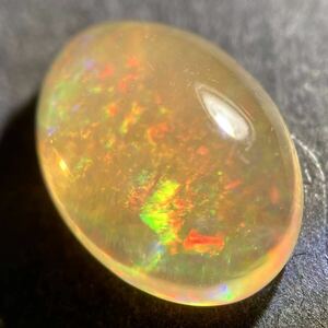 〔天然ファイヤーオパール約3.395ct〕a約13.64×9.98mm ルース 裸石 宝石 ジュエリー jewelry opal 