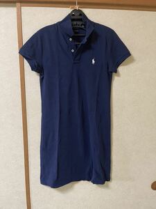 polo ワンピース xsサイズ ネービー色