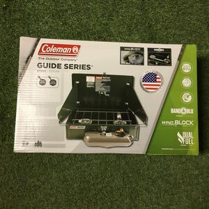 GX1276 Coleman コールマン ツーバーナーコンロ DF キャンプ キッチン調理器具 箱傷有り 未使用 保管品 アウトドア