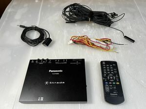 送料無料☆特価☆Panasonic パナソニック STRADA ストラーダ 4×4 地上デジタルチューナー TU-DTX600 配線 リモコン付 汎用 