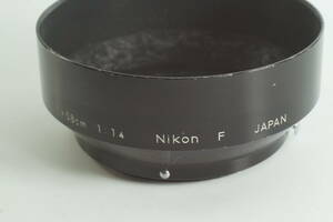 RBGF02『送料無料 並品』Nikon f=5.8cm 1.4 NIKKOR Auto 5.8cm F1.4用 58mm F1.4用 ニコン レンズフード メタルフード