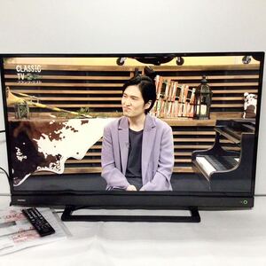 ●☆A. TOSHIBA 液晶テレビ REGZA 40S21 2019年製 40インチ 40型 東芝 レグザ テレビ リモコン付 説明書付 通電確認済み ナ5-1