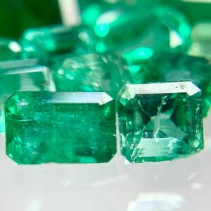 大量!!◆天然エメラルドおまとめ50ct◆m ルース 裸石 宝石 ジュエリー jewelry emerald beryl ベリル 緑玉 ③