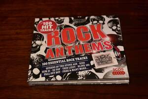 ハードロック・オムニバス 5枚組CD ROCK ANTHEMS - 100 HIT TRACKS 紙ジャケット 中古品