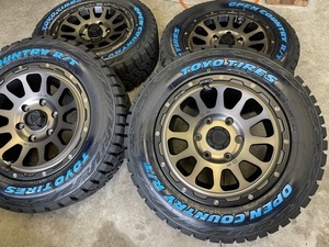 4本セット デルタフォース オーバル OVAL 16x7.0J 6/139.7 +38 MSP TOYO トーヨー オープンカントリー R/T 215/65R16 WL ハイエース