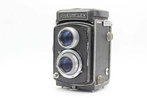 【訳あり品】 PIGEONFLEX Tomioka Tri-Lausar 80mm F3.5 二眼カメラ s2496