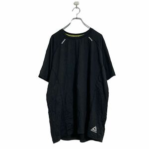 Reebok 半袖 無地 Tシャツ XL ブラック リーボック スポーツ ビッグサイズ 古着卸 アメリカ仕入 a605-7070