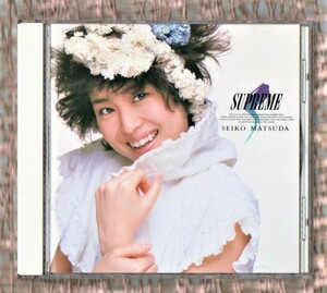 Ω 美品 松田聖子 10曲入 1986年 CD/スープリーム SUPREME/螢の草原 ローラースケートをはいた猫 時間旅行 マリオネットの涙 瑠璃色の地球