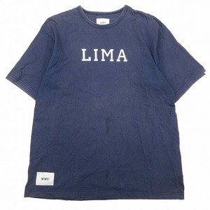 21SS ダブルタップス WTAPS ACADEMY SS LIMA アカデミー リマ プリント Tシャツ 半袖 クルーネック ジャージー生地 211ATDT-CSM14