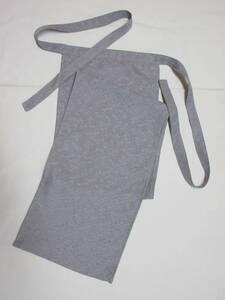 限定品　正絹　手作り　日本の伝統的下着　褌（ふんどし）　桐の地紋　薄鼠色　垂れ巾２２.５