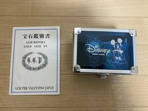 世界限定8000個 ミッキー生誕記念 腕時計 DISNEY ミッキーマウス オリジナルウォッチ 天然ダイヤモンド 鑑別書付