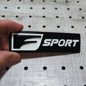 レクサス【F SPORT】3Dエンブレム【ブラック】LS500h GS300h GS350 GS450h IS300h IS350 CT200h RX300 RX450h NX RC-F GS-F Fスポーツ