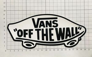 VANS OFF THE WALL SK8/SURF/SNOW バンズ オフザウォール ～20.3cm 8inch ～レア ビッグ ステッカー4