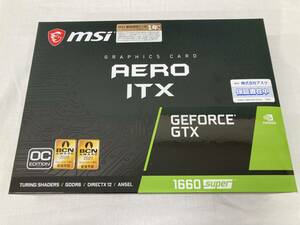 【動作確認済】MSI GeForce GTX 1660 SUPER AERO ITX OC（管理：GB150007)