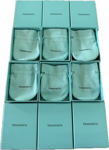 新品現行品Tiffanyティファニー 空箱 巾着 6セット 箱 保存袋 