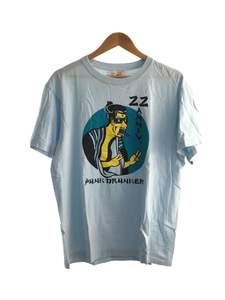 PUNK DRUNKERS◆Tシャツ/XL/コットン/BLU