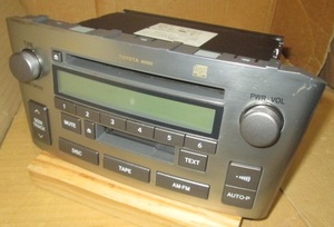 トヨタ/TOYOTA CD&カセット&チューナー AVENSIS/アベンシス W55850