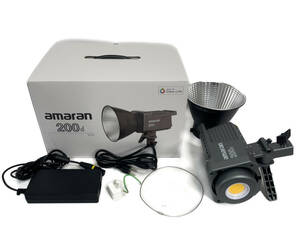 Amaran 200d 撮影ライト ビデオライト CRI95 TLCI96 色温度5600k 65000Lux