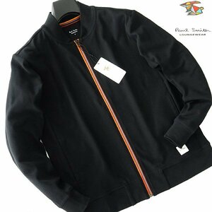 新品 ポールスミス アーティストストライプ ジャージー ブルゾン M 黒 【J58574】 Paul Smith メンズ ストレッチ ジャケット 春秋