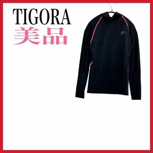 【美品】TIGORA/ティゴラ　トレーニングウエア　スポーツ　黒