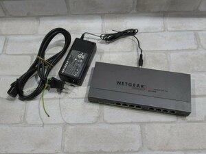 Ω 新H 0134♪ 保証有 NETGEAR【 GS108PE v2 】ネットギア ギガビット8ポート アンマネージスイッチ 通電確認済・祝10000取引!!