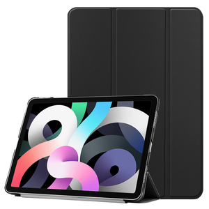 iPad ケース　iPadPro(11インチ)2/3/4世代・ iPadAir4/5世代（10.9インチ) 兼用　スマートカバー PUレザー アイパッド ケース　ブラック