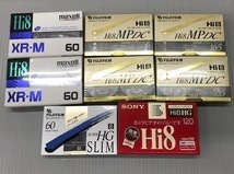 あ//J6348 【未使用・保管品】 8ミリビデオテープ　8本セット　Hi8 8ミリ　ビデオテープ