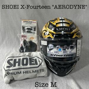 新品 SHOEI X-Fourteen AERODYNE TC-9 Mサイズ ショウエイ フルフェイスヘルメット ヘルメット X14 Xフォーティーン エアロダイン A50725-1