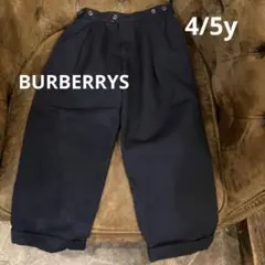 BURBERRYS❤️ネイビー　ウールパンツ　AGE4/5