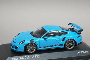 ミニチャンプス PMA 1/43 Porsche ポルシェ 911 (991) GT3RS 2014 リビエラブルー 410063222