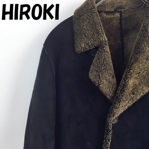 【人気】HIROKI/ヒロキ ムートンジャケット コート ブラック サイズ不明 レディース/S3948