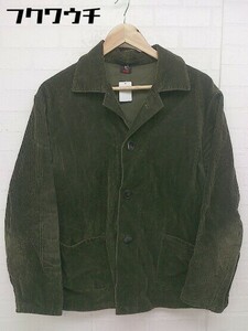 ◇ FHB コーデュロイ素材 ドイツ製 長袖 ジャケット サイズ54 カーキ系 メンズ