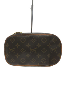 LOUIS VUITTON◆ポシェット・ガンジュ_モノグラム_BRW/PVC/BRW/M51870