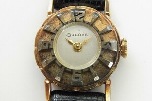 J344-J12-2680◎ BULOVA ブローバ レディース 手巻き 腕時計 現状品① ◎