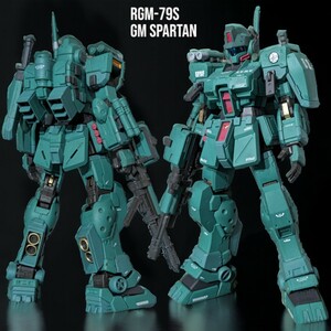 １円スタート ＨＧ 1/144 ジム スパルタン ハイグレード HG プラモデル 塗装済 完成品 機動戦士ガンダム HGUC ガンプラ バンダイ BANDAI