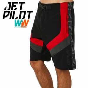 ジェットパイロット JETPILOT 2023 ボードパンツ 送料無料 オプティマム メンズ ボードショーツ S22900 ブラック/レッド 28 海パン
