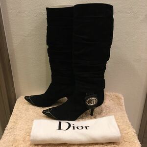 Christian Dior クリスチャンディオール ブーツ 34ハーフ 22cm
