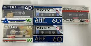 未開封 カセットテープ まとめ SONY AHF 60 TDK AD 90 2パック TDK DS 90 Victor DA1 90 ソニー ビクター （m）