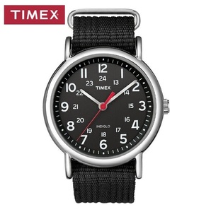 TIMEX タイメックス Weekender ウィークエンダー T2N647 腕時計 ナイロンベルト メンズ レディース ユニセックス ブラック